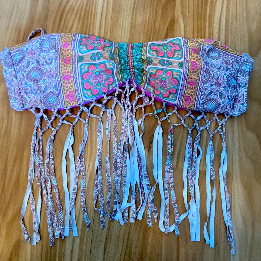 O’Neill bikini top with fringe